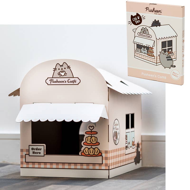 Pusheen das Katzen Café Spielhaus - zum selberbauen