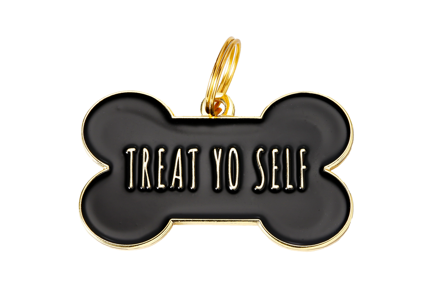 Hundemarke - "Treat yo self"