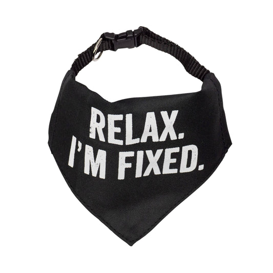 "RELAX I`M FIXED" Bandana/Halstuch